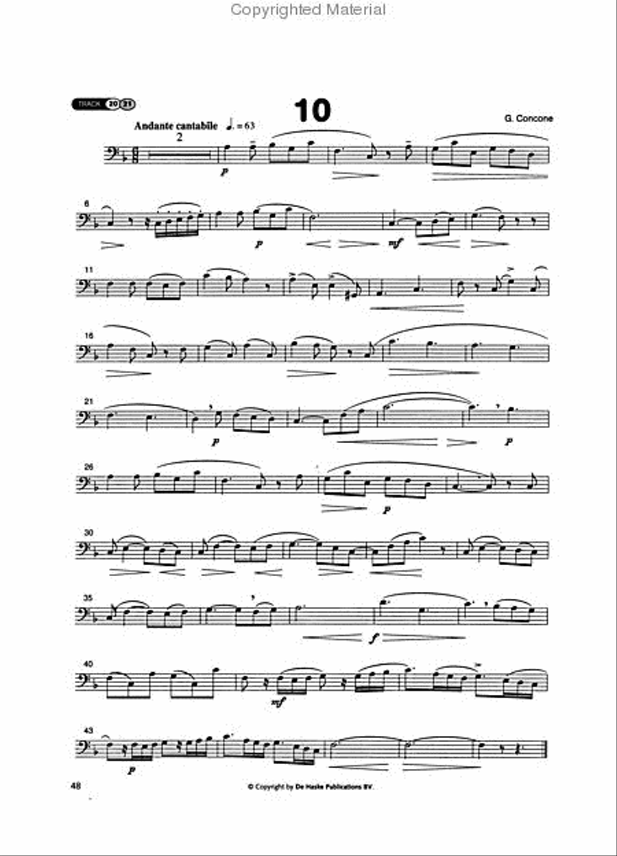 Bel Canto for Euphonium TC/BC Euphonium scores gallery preview page 4