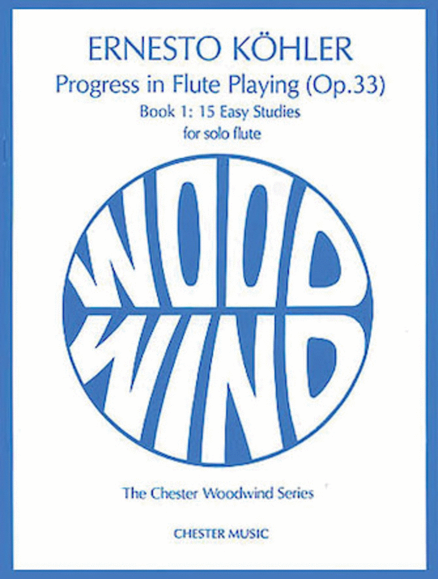 Kohler: Progress in Flute Playing Op.33 Book 1 Flute Solo scores gallery preview page 1