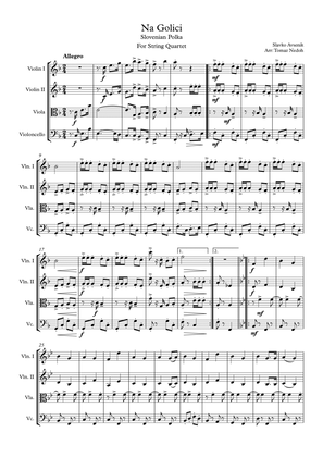 Na Golici for String Quartet