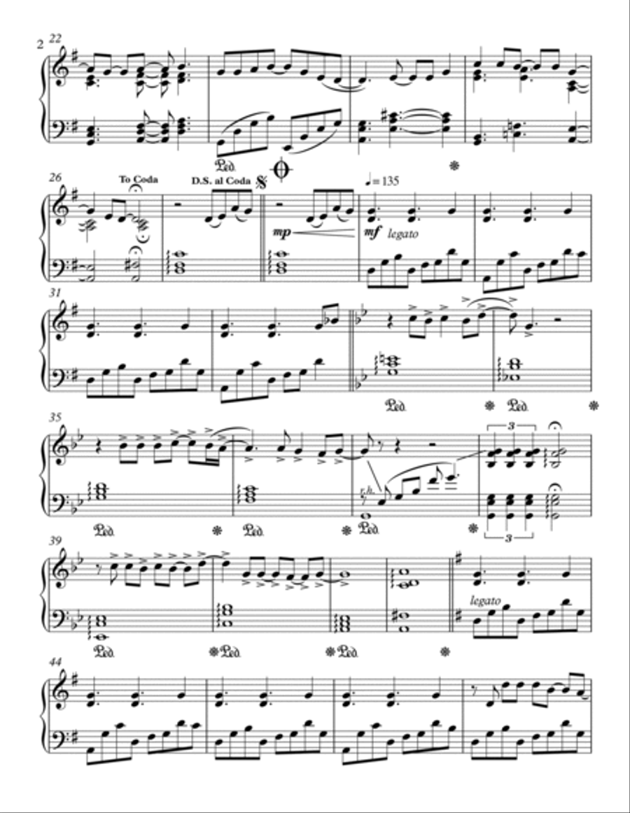 Broken-Independent-Fairytale-Blues Piano Solo scores gallery preview page 2