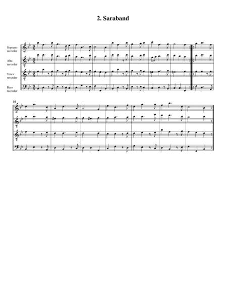 Amphitryon suite (arrangement for 4 recorders (SATB))