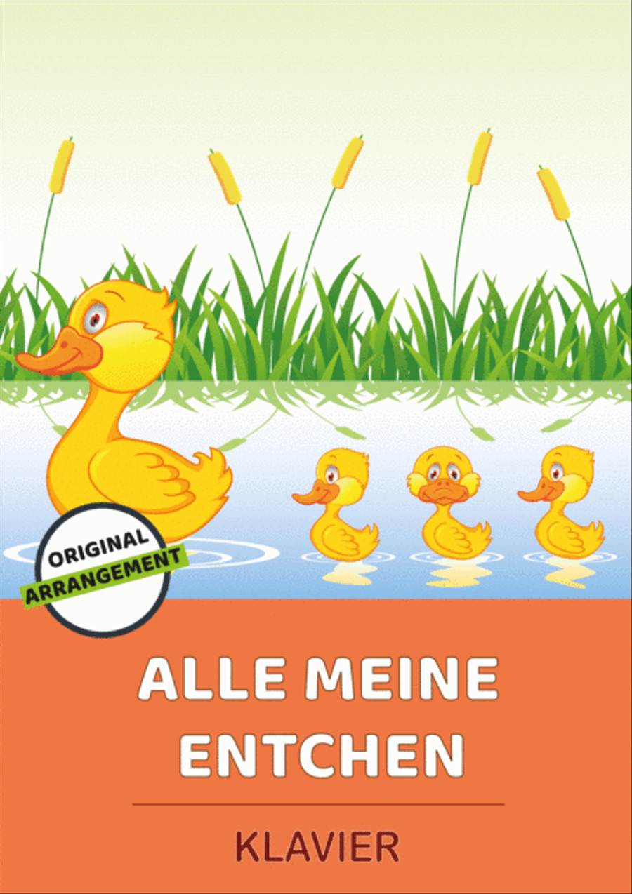 Alle meine Entchen Alle meine Entchen Easy Piano scores gallery preview page 1