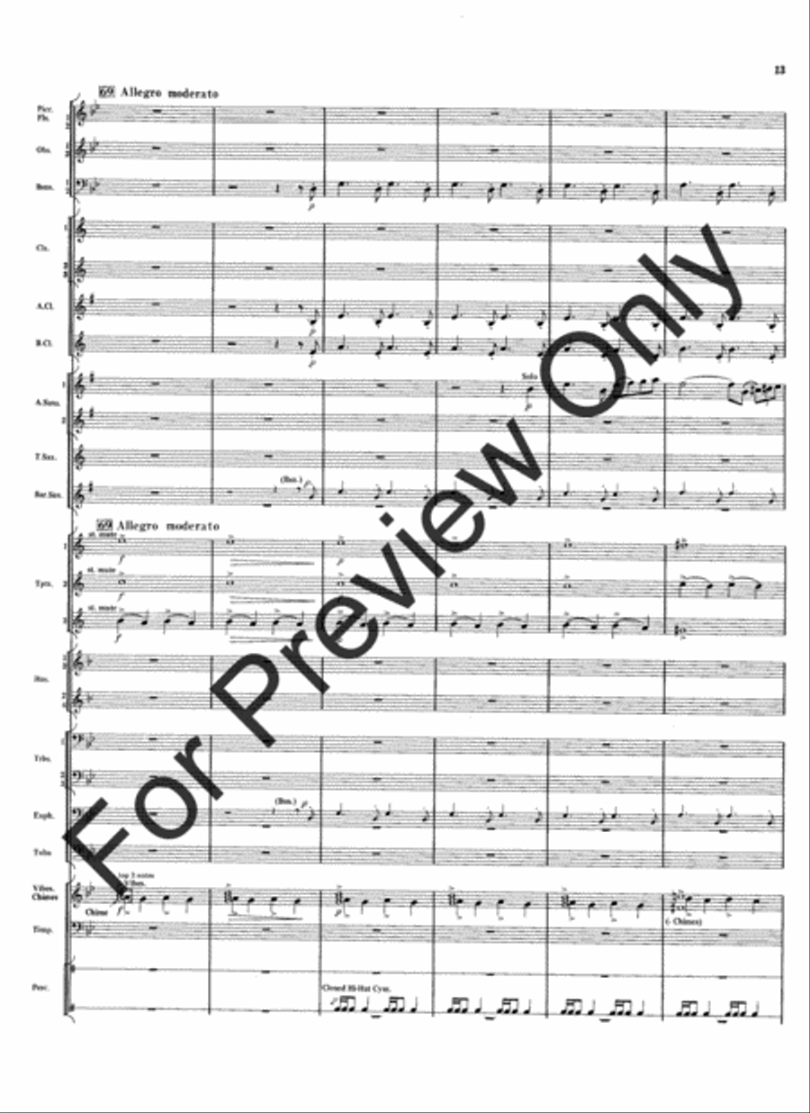 Meramec Rhapsody (Score) Meramec Rhapsody (Score) Concert Band scores gallery preview page 15
