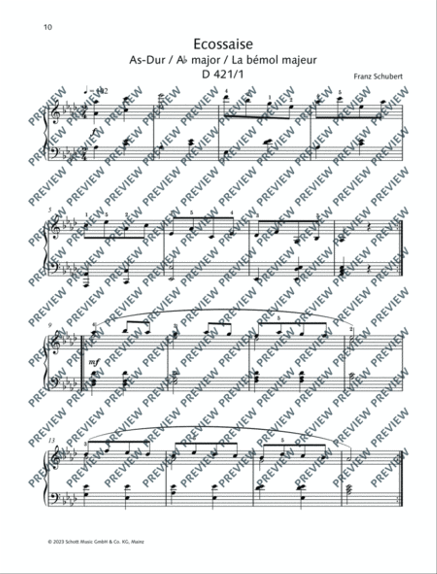 Best of Schubert Piano Solo scores gallery preview page 11