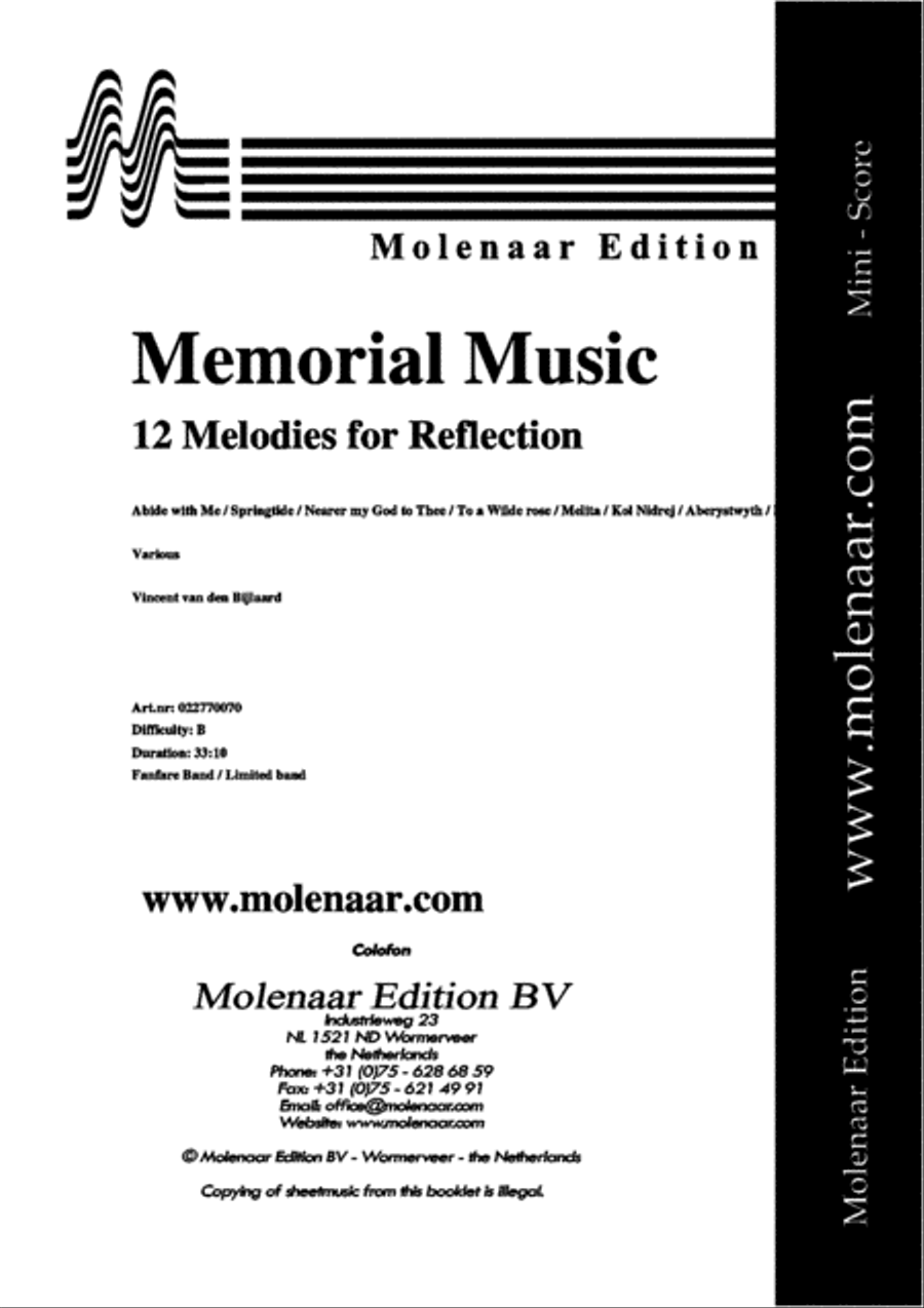 Memorial Music Memorial Music Fanfare Band scores gallery preview page 2