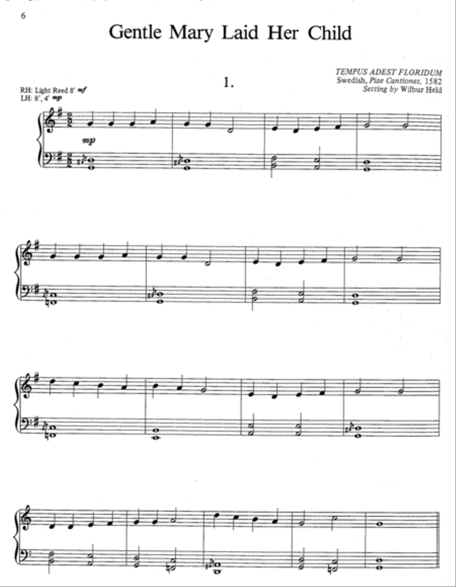 Christmas Comes Again, Set 1 Organ scores gallery preview page 3