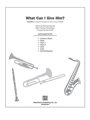 Book cover for What Can I Give Him