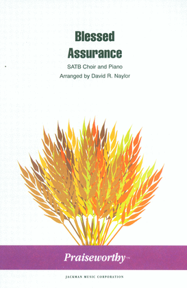 Book cover for Blessed Assurance - SATB
