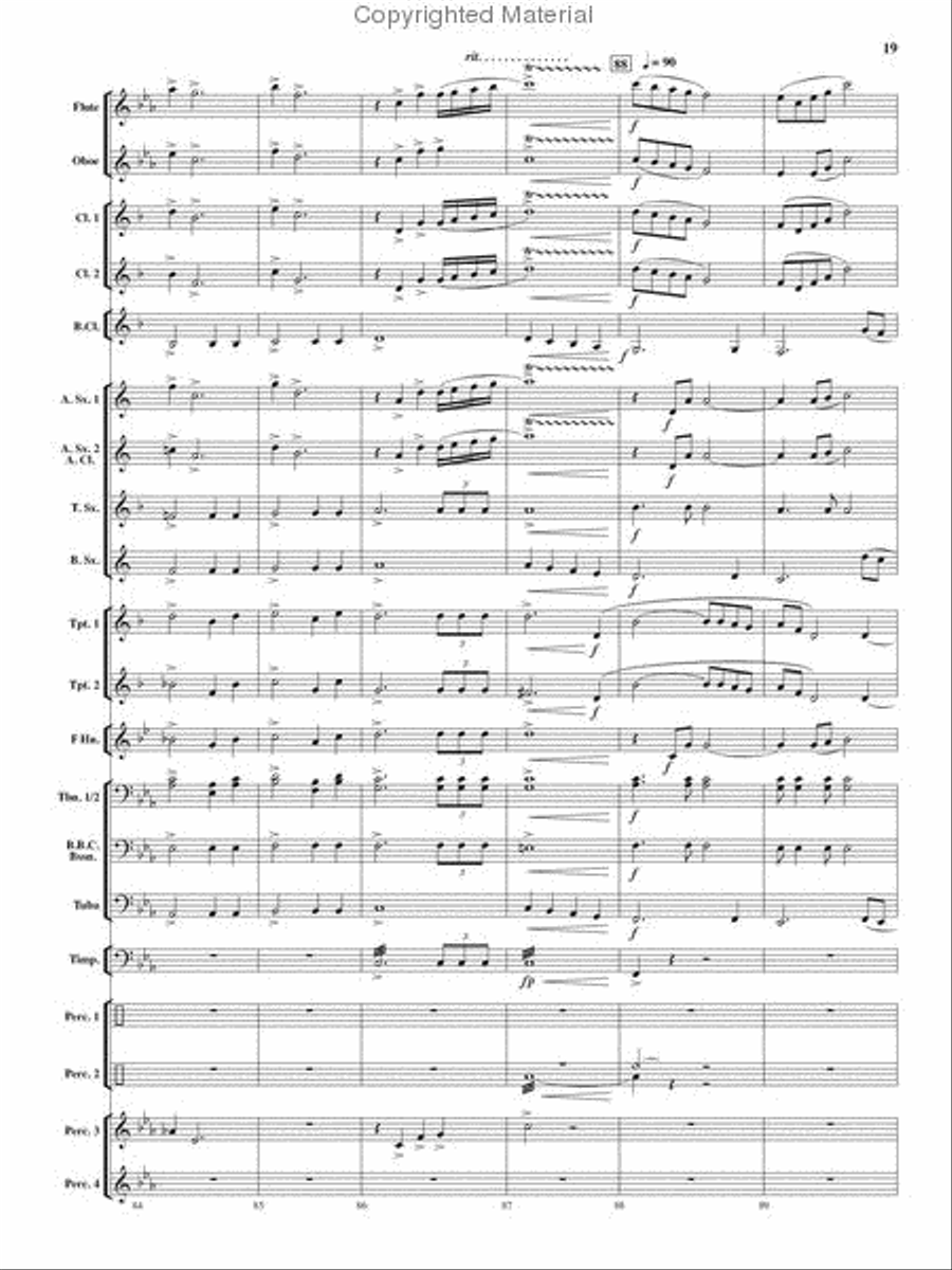Tempest Rising Concert Band scores gallery preview page 18