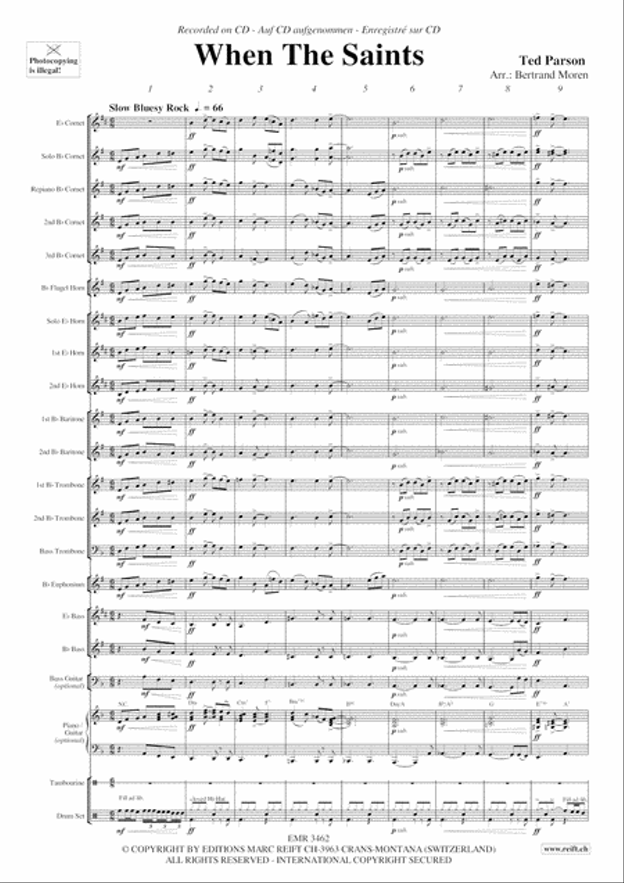 When The Saints When The Saints Brass Band scores gallery preview page 4