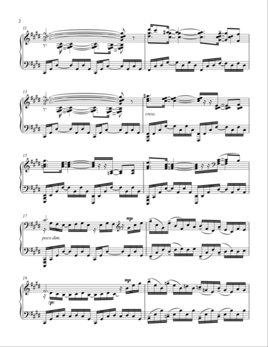 [Adams] Etude in C Sharp Minor (Part I, No. 11) Piano Method scores gallery preview page 4