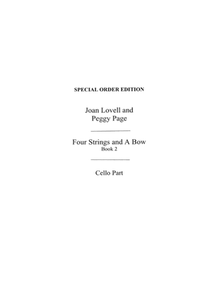 Four Strings And A Bow Book 2 (Cello Part)