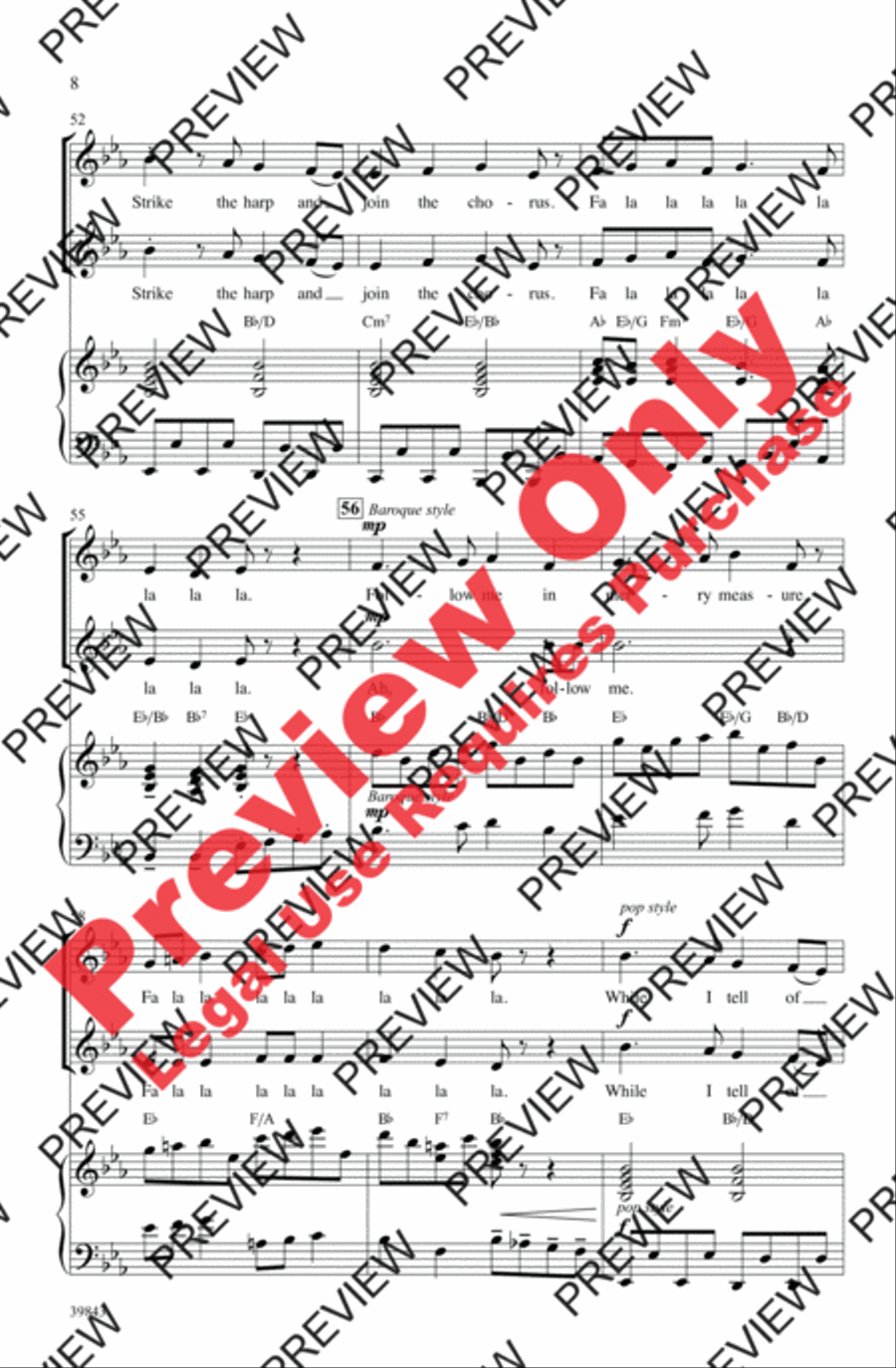 Jolly Jingle Christmas Medley 2-Part scores gallery preview page 27