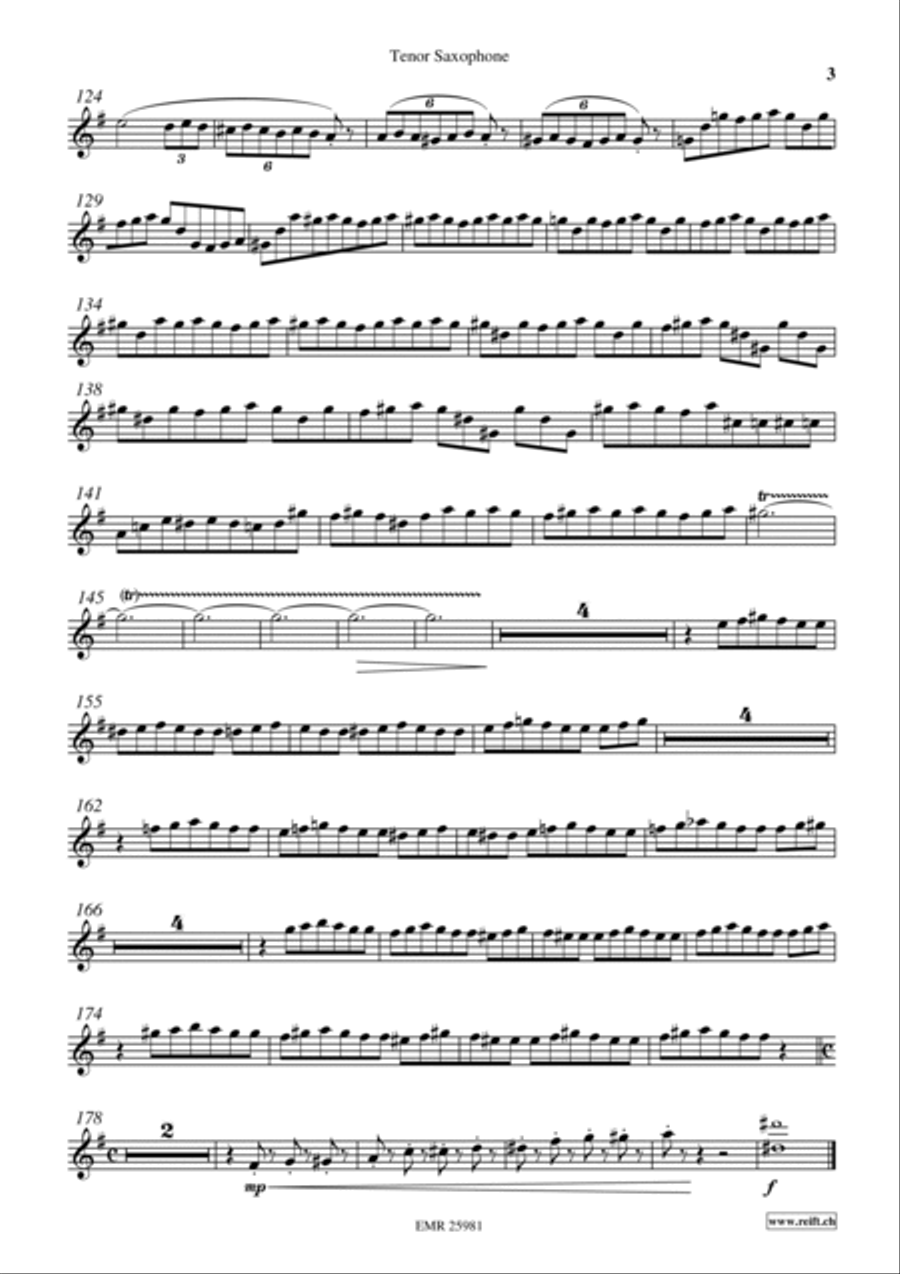 Bagatelle Sans Tonalite Bagatelle Sans Tonalite Tenor Saxophone scores gallery preview page 4