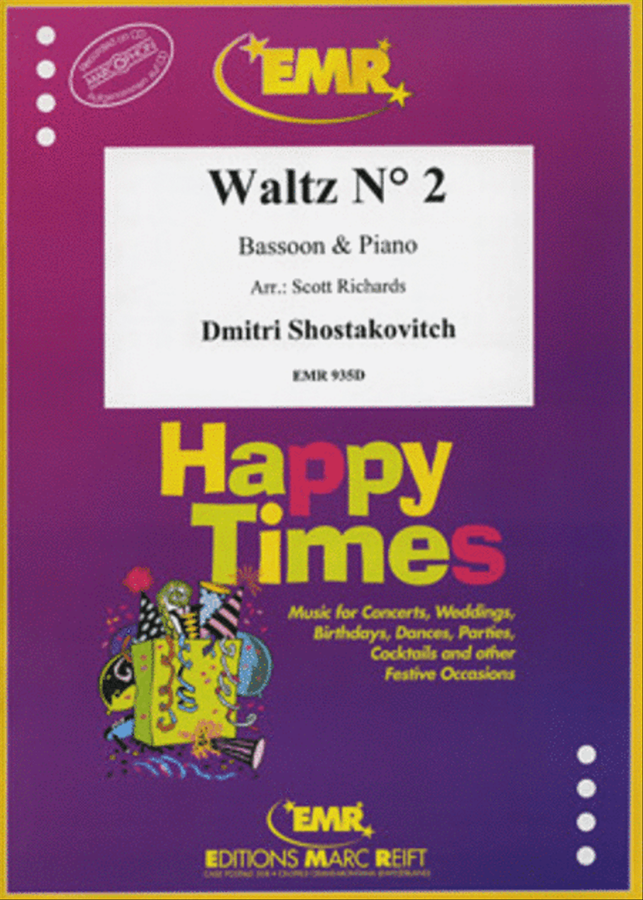 Waltz No. 2 Bassoon Solo scores gallery preview page 1