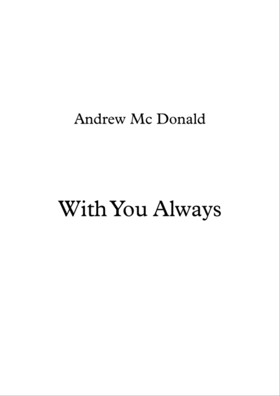 With You Always With You Always Voice scores gallery preview page 1
