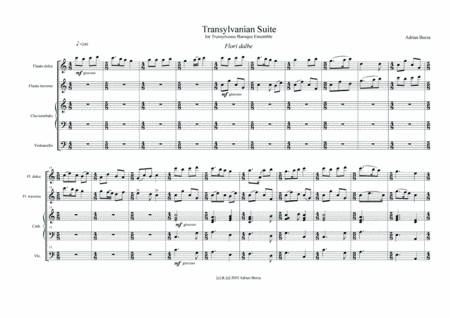 Transylvanian Suite (for Alto Recorder, Flute, Harpsichord, and Cello) image number null