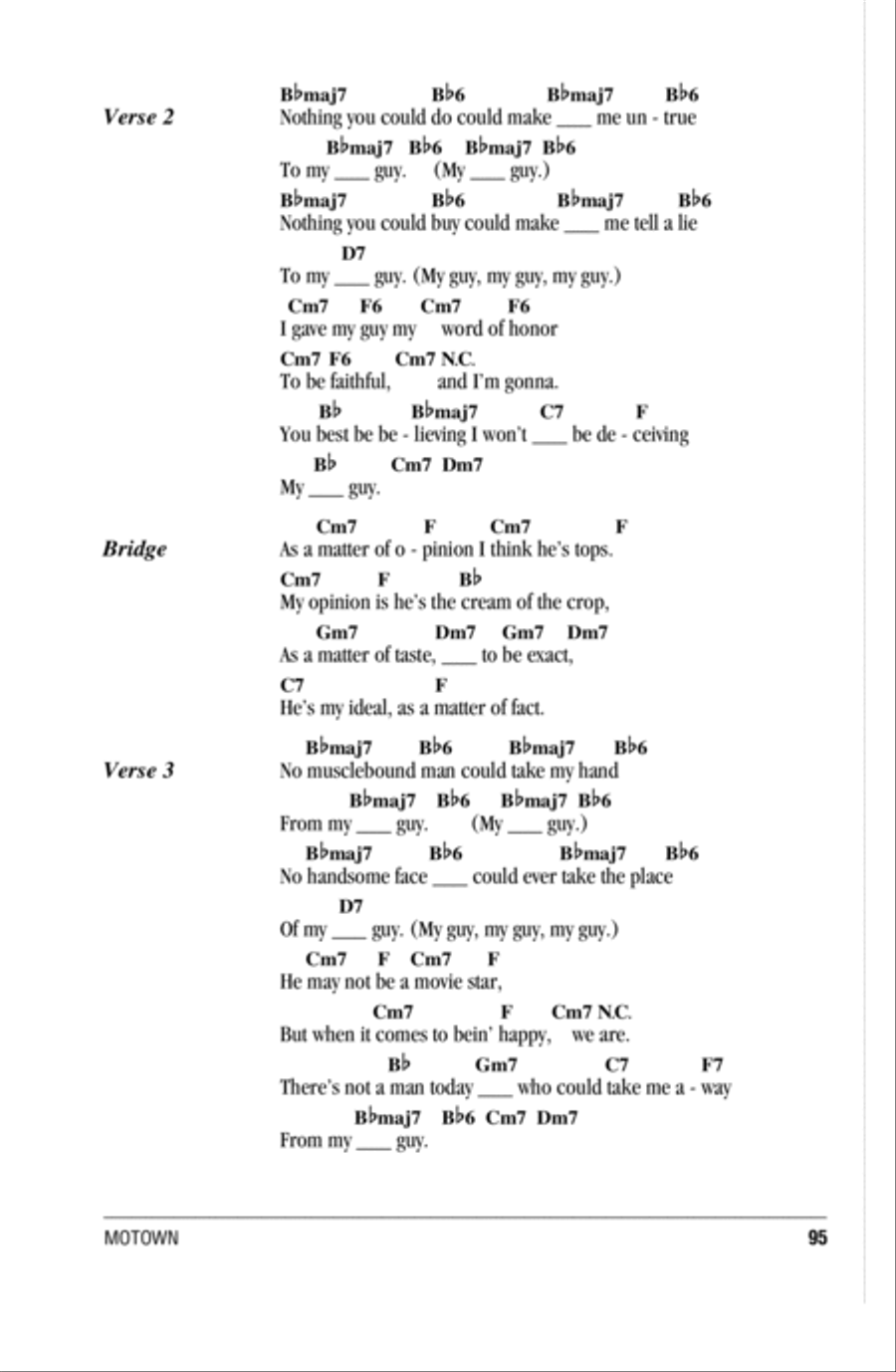My Guy My Guy Acoustic Guitar scores gallery preview page 2