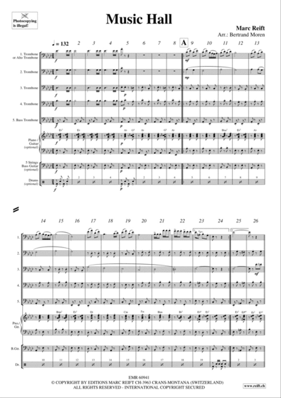 Music Hall Music Hall Trombone scores gallery preview page 3