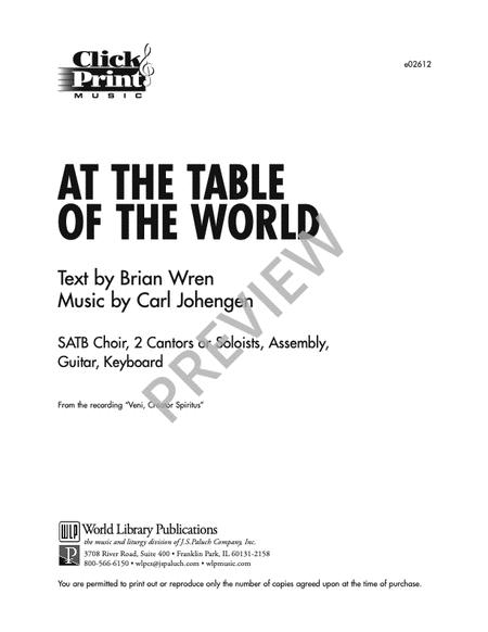 At the Table of the World