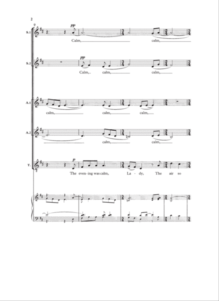 The Shepherd's Carol 4-Part scores gallery preview page 3