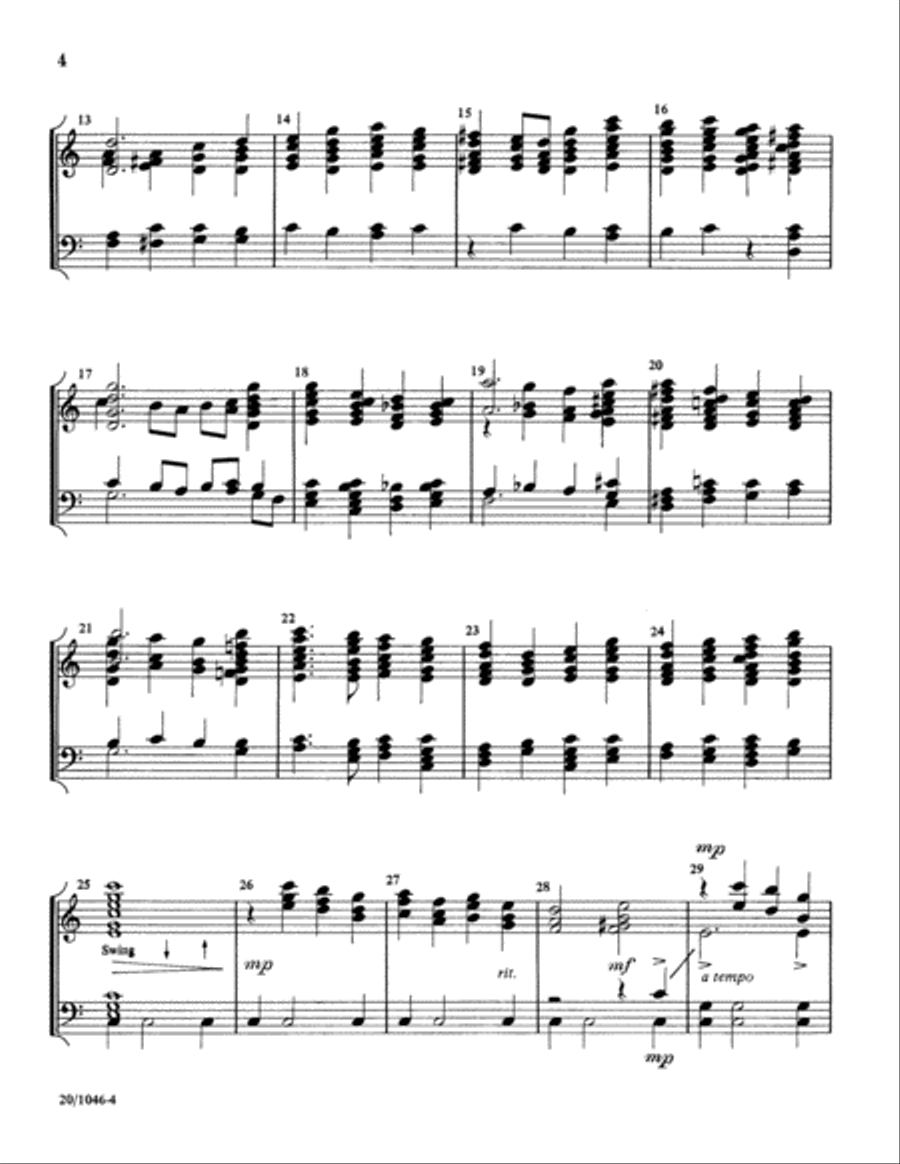 Crown Him Lord of Love Crown Him Lord of Love 3-Octaves scores gallery preview page 4