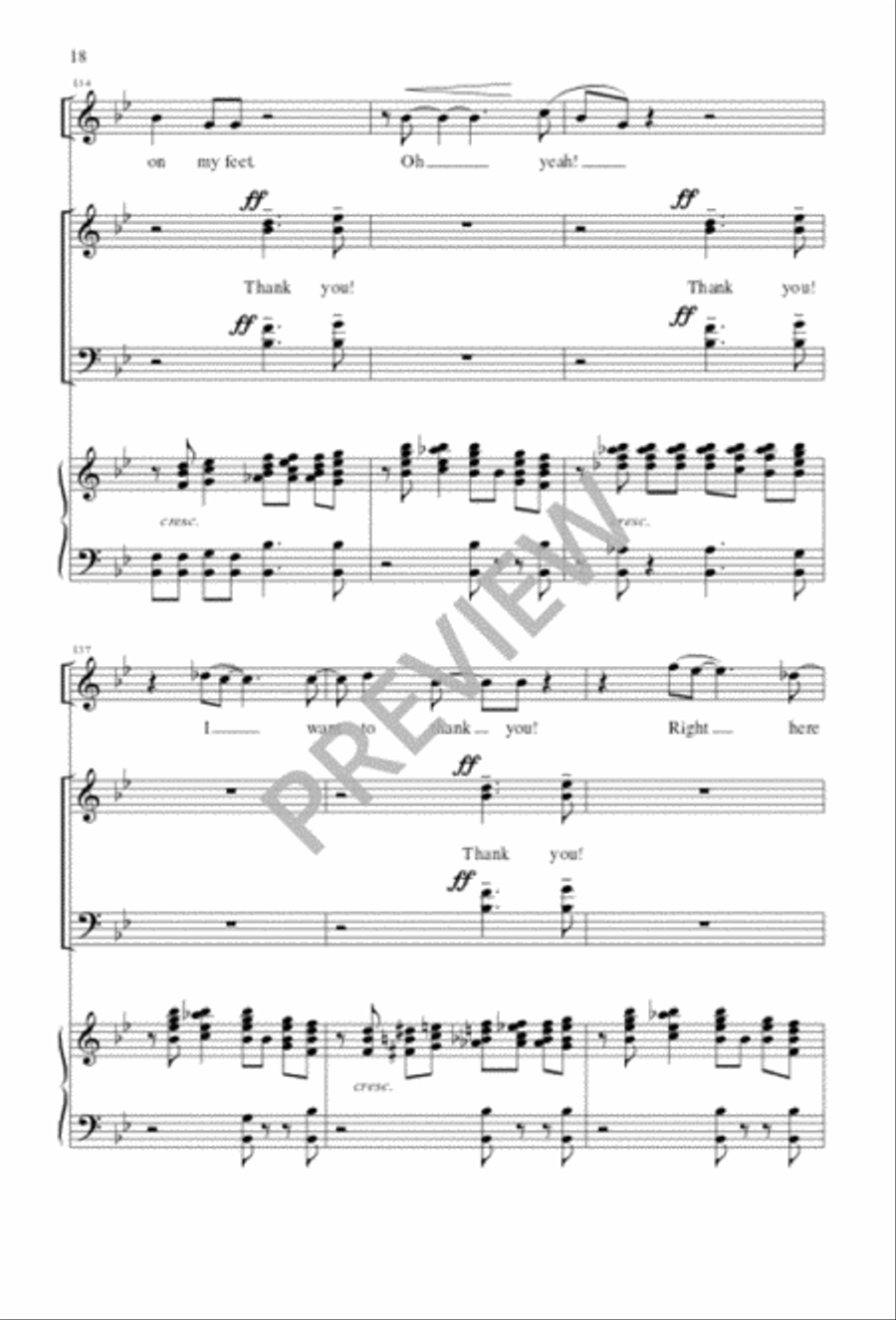 Thank You, Lord 4-Part scores gallery preview page 19