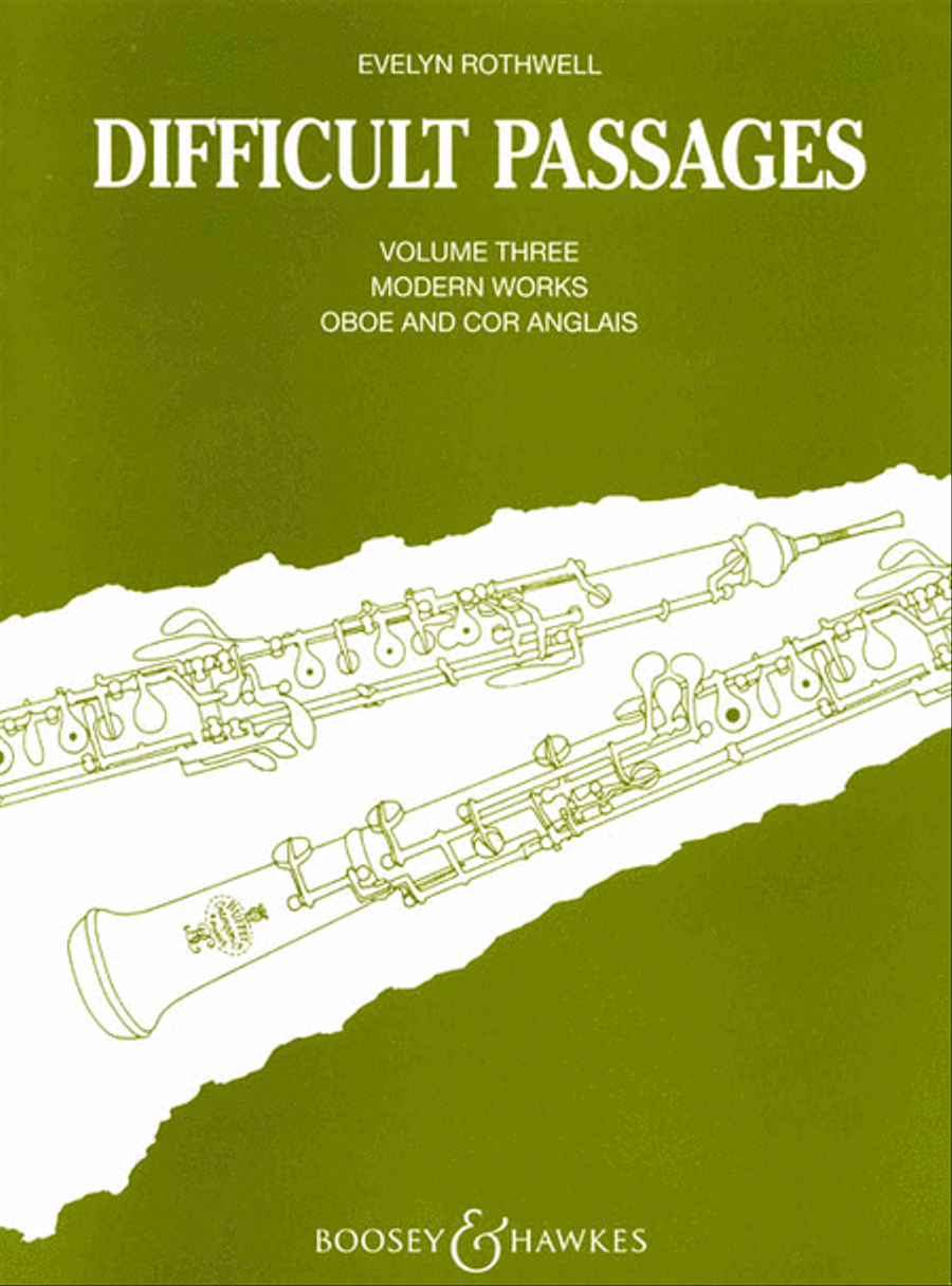 Difficult Passages – Volume 3 English Horn scores gallery preview page 1