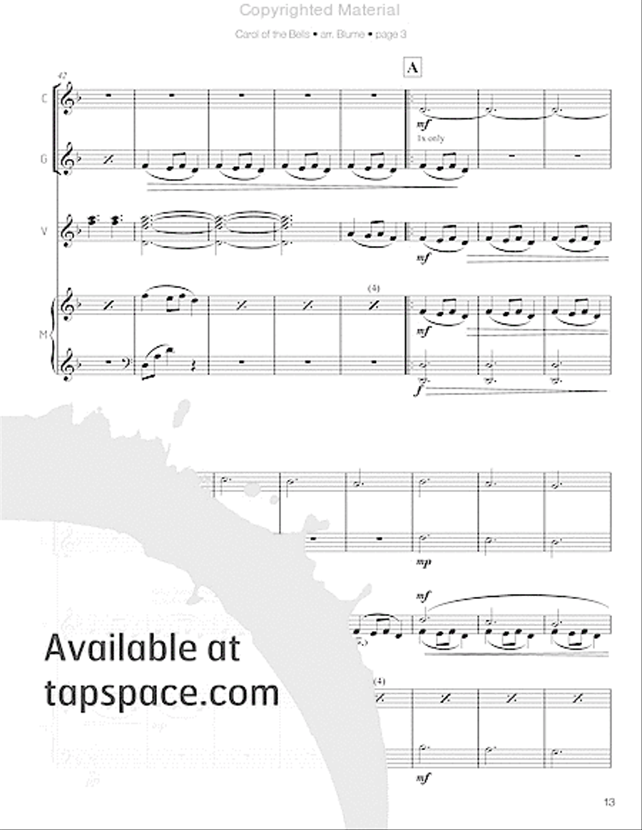 Winterludes for Two Winterludes for Two Marimba scores gallery preview page 16
