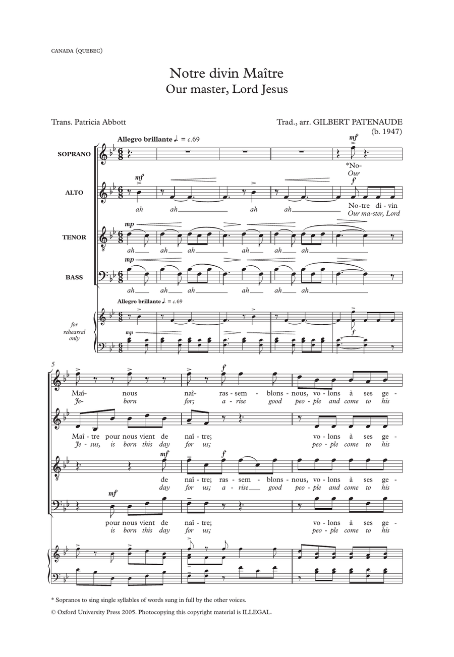 Notre divin Maître (Our master, Lord Jesus)