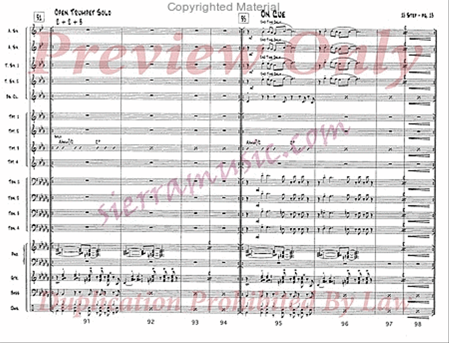 Boop Boo Be Doop Boop Boo Be Doop Jazz Ensemble scores gallery preview page 14