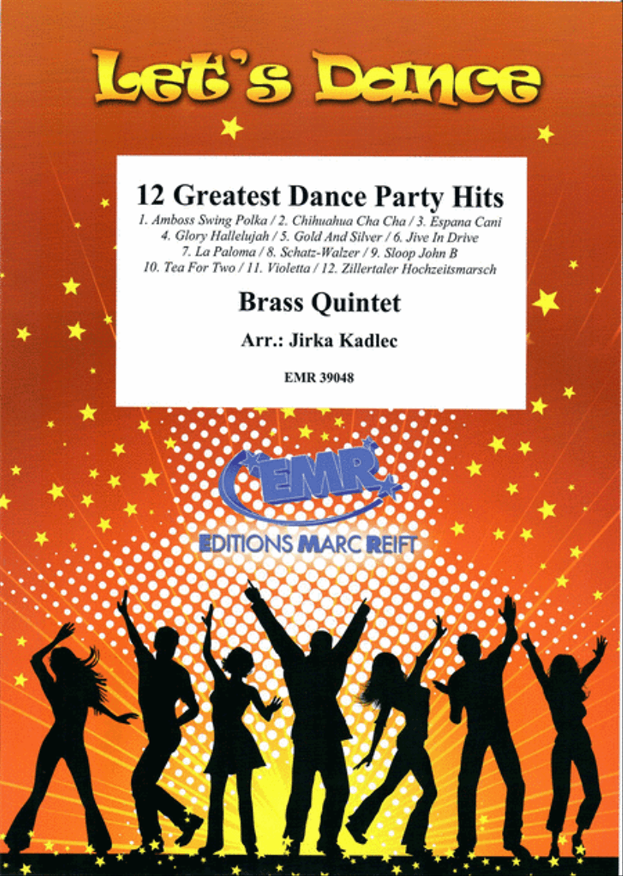 12 Greatest Dance Party Hits Brass Band scores gallery preview page 1