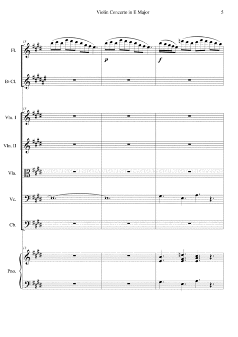 The Four Seasons - Spring 3rd Movement Orchestra scores gallery preview page 5