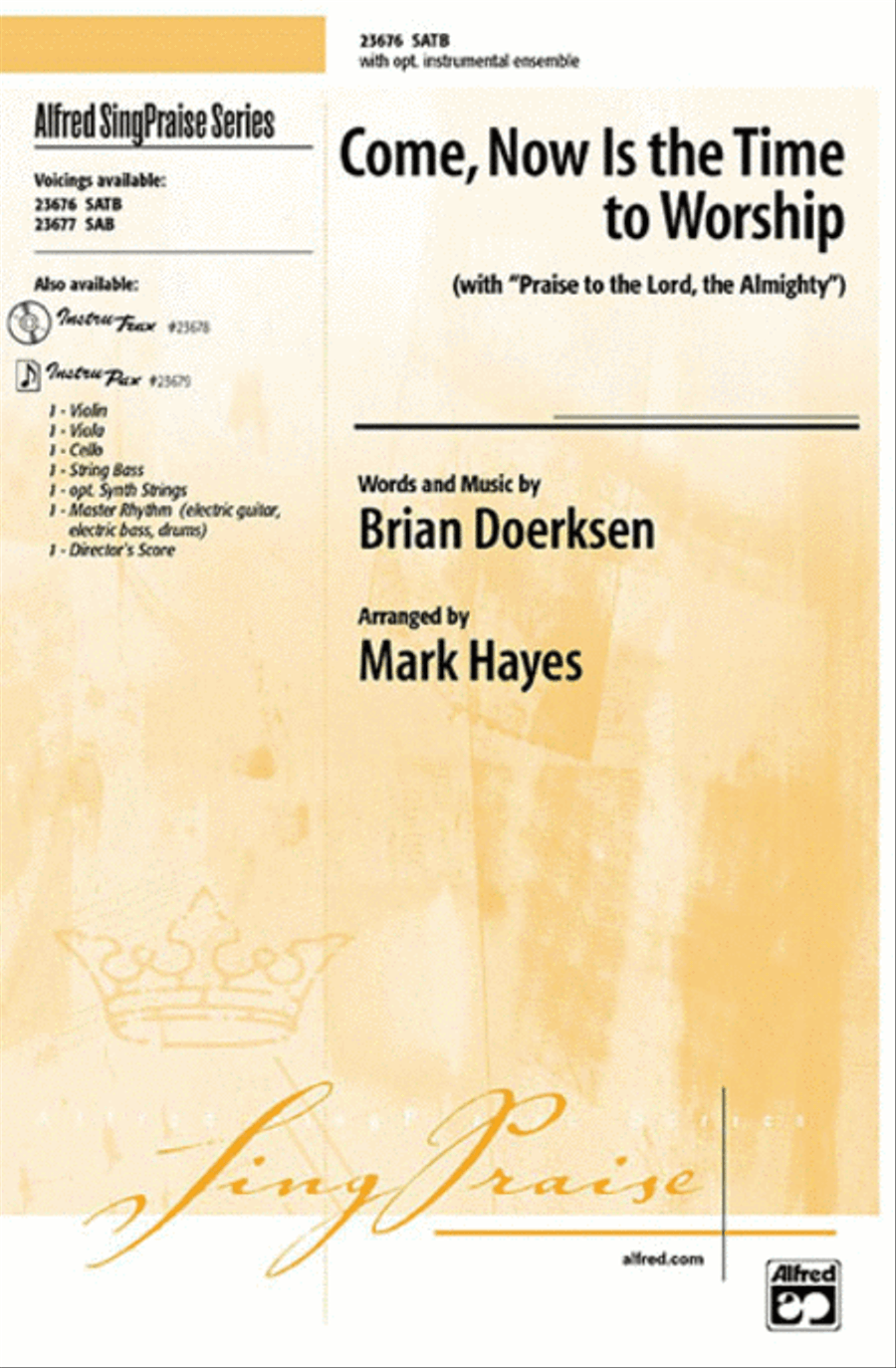 Come, Now Is the Time to Worship 4-Part scores gallery preview page 1