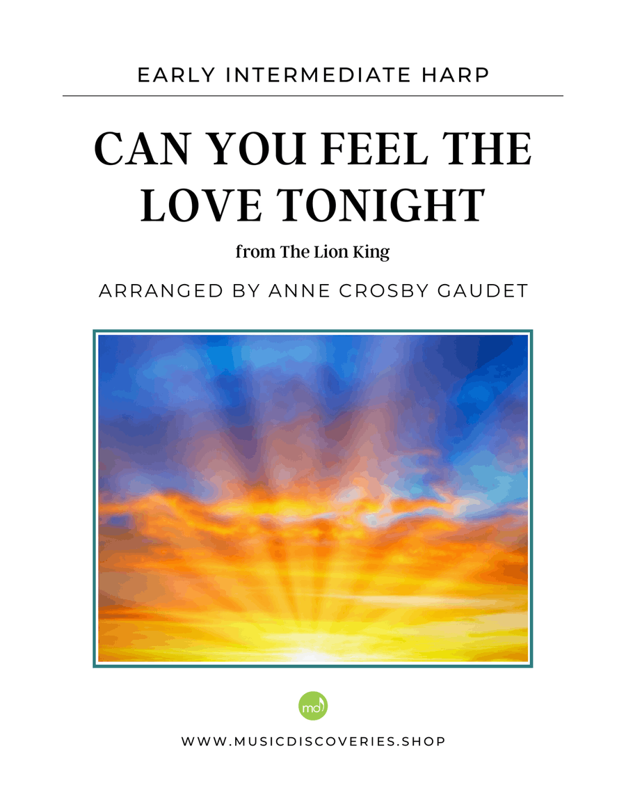 Can You Feel The Love Tonight Harp scores gallery preview page 1