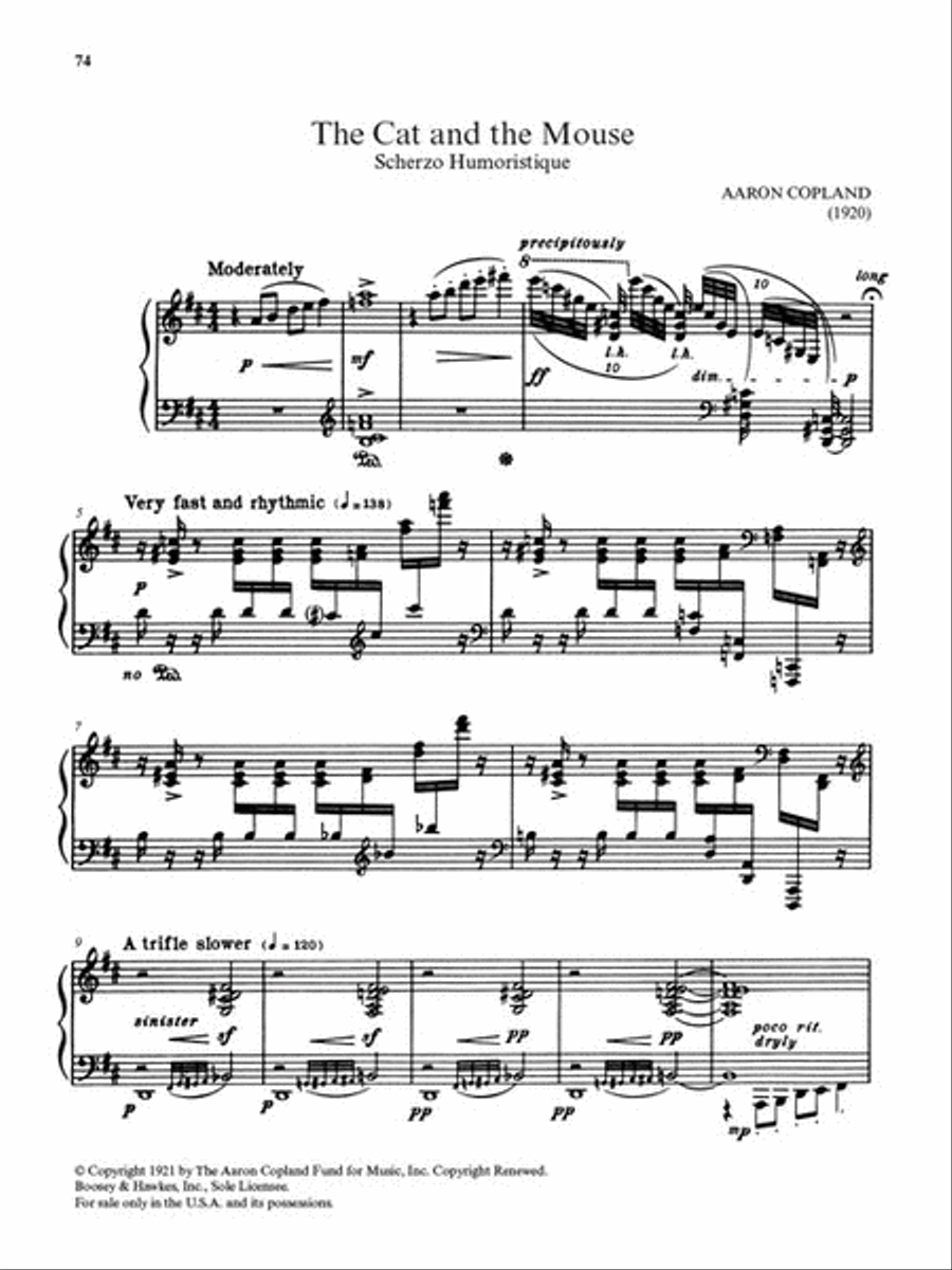 Piano Music by British and American Composers Piano Solo scores gallery preview page 6