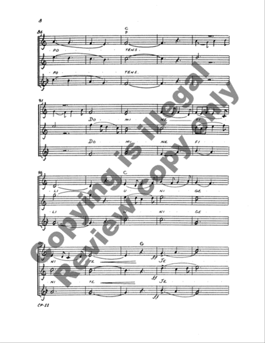 Mass of Tournai Mass of Tournai 3-Part scores gallery preview page 28