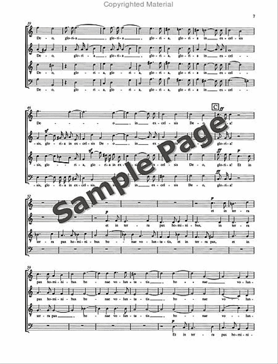 Missa Sacra Op. 147 4-Part scores gallery preview page 8