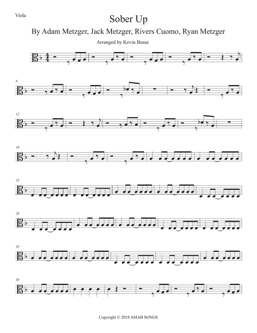 Sober Up Sober Up String Trio scores gallery preview page 5