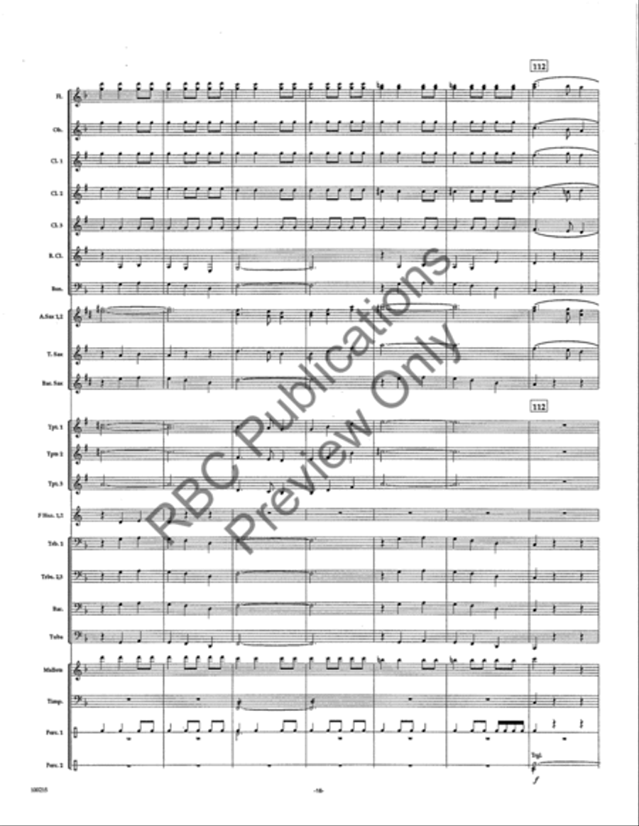 Cantica (Score) Cantica (Score) Concert Band scores gallery preview page 18