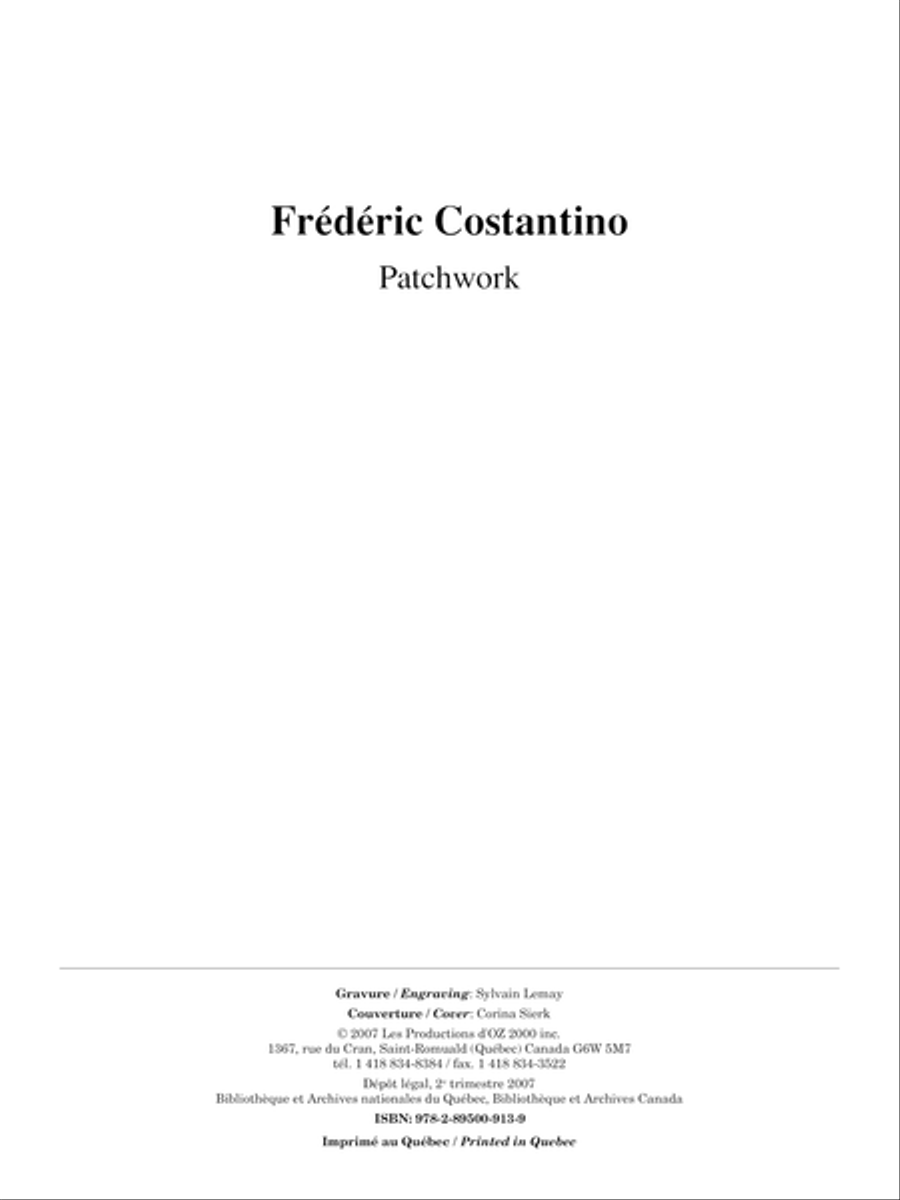 Patchwork Classical Guitar scores gallery preview page 1