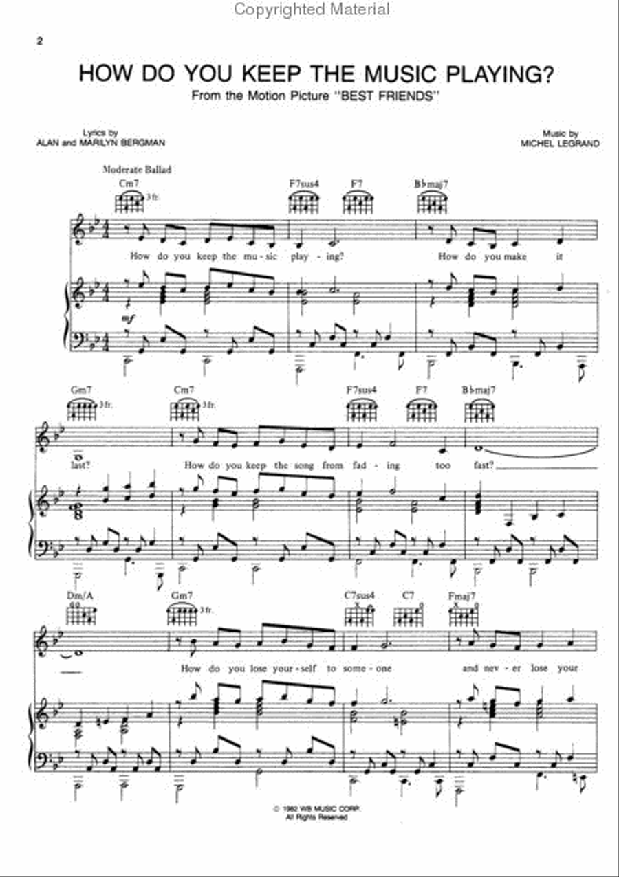 How Do You Keep the Music Playing? Small Ensemble scores gallery preview page 2