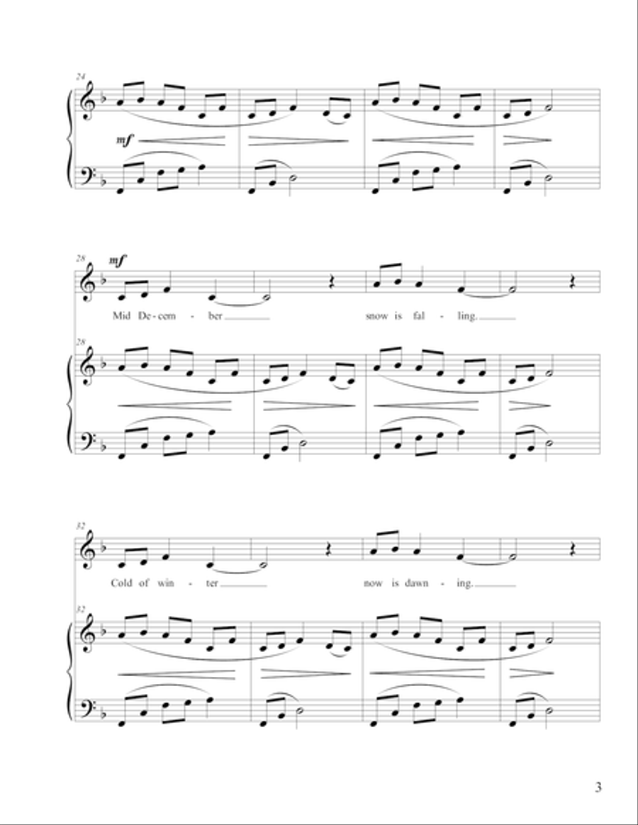 Snow is Falling SA scores gallery preview page 4