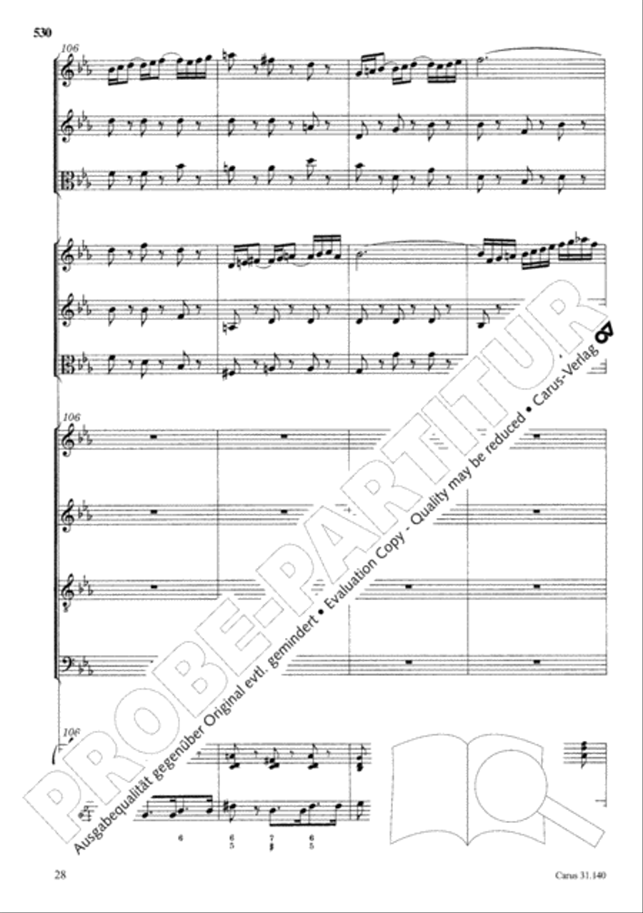 The Complete Sacred Vocal Works (Das geistliche Vokalwerk) Voice scores gallery preview page 531