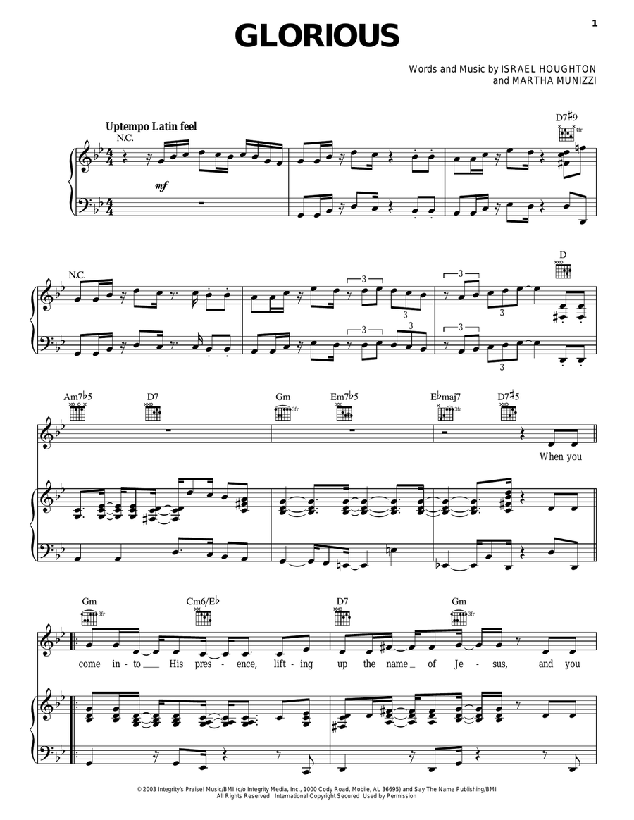 Glorious Guitar scores gallery preview page 1