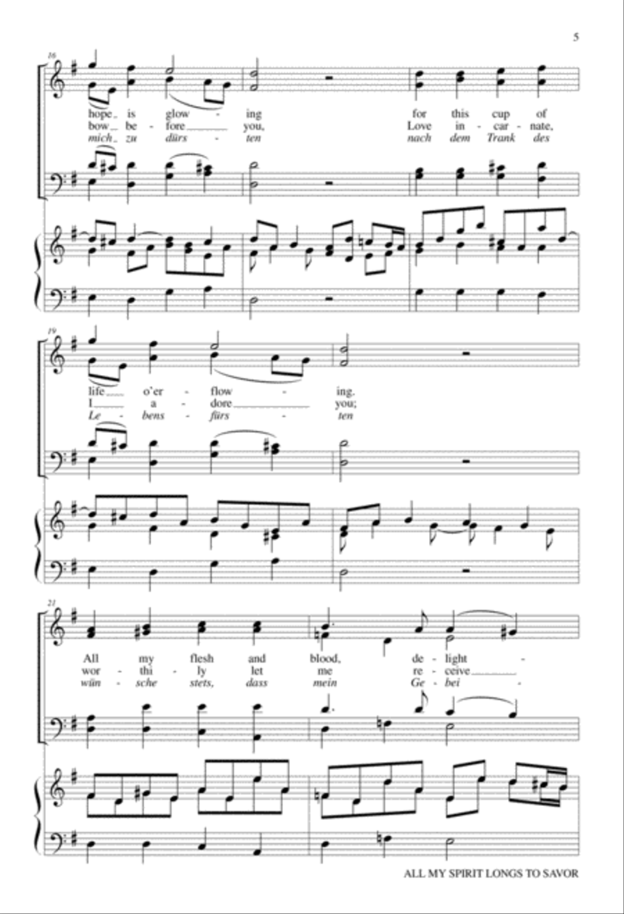 All My Spirit Longs to Savor 4-Part scores gallery preview page 4