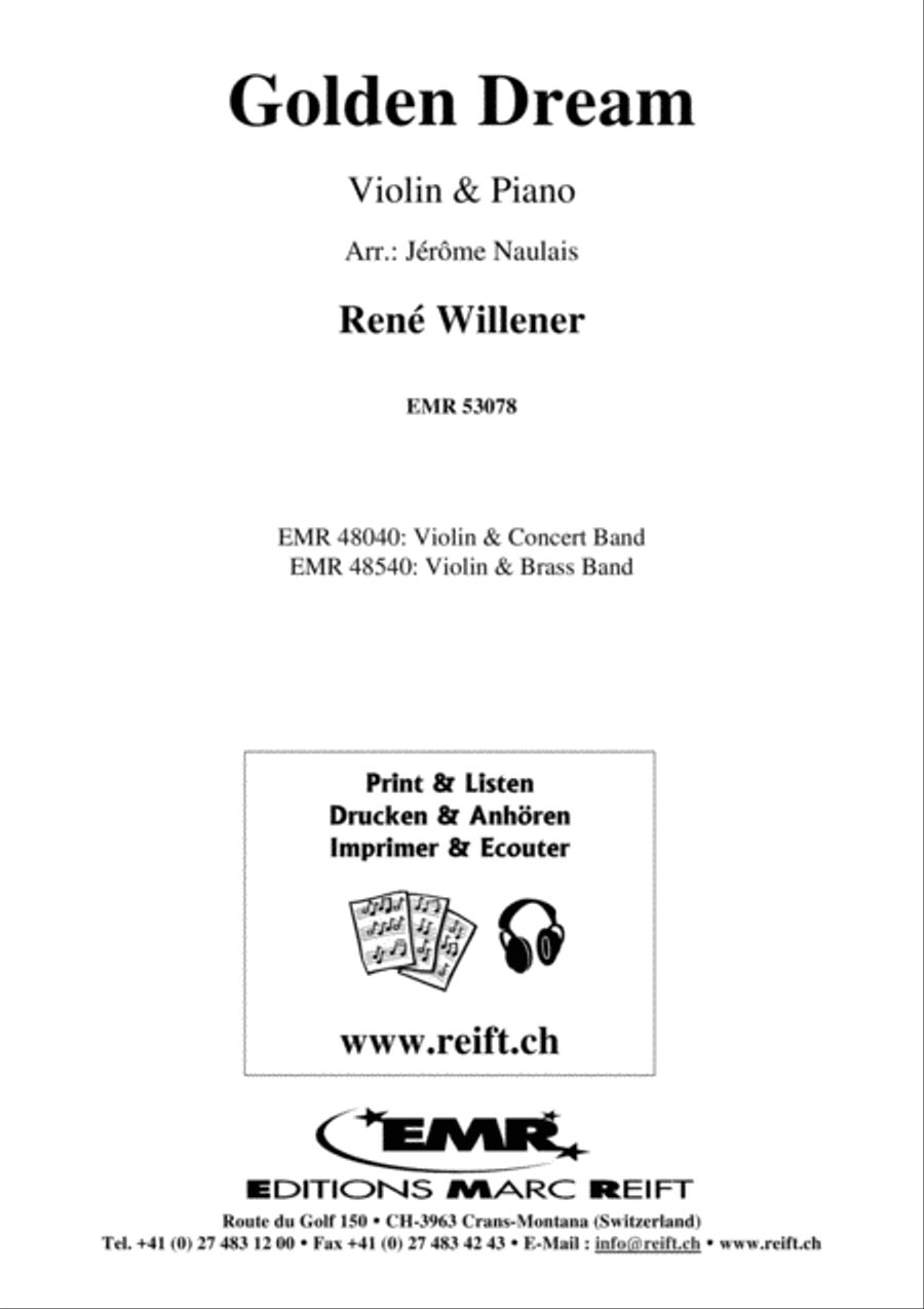 Golden Dream Violin Solo scores gallery preview page 2