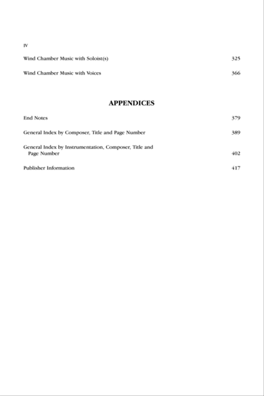An Annotated Guide to Wind Chamber Music Collection / Songbook scores gallery preview page 3