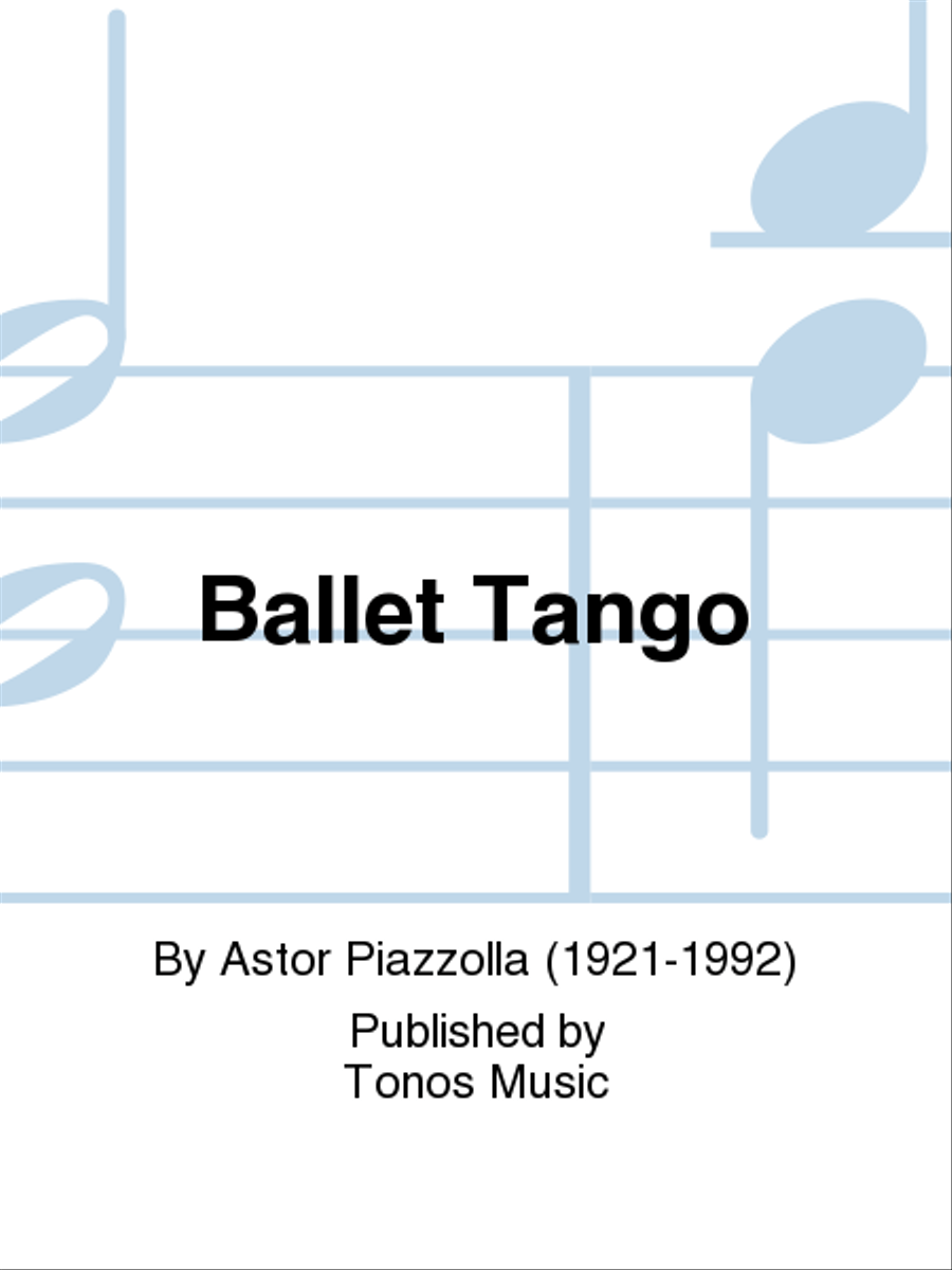 Ballet Tango Ballet Tango Accordion scores gallery preview page 1