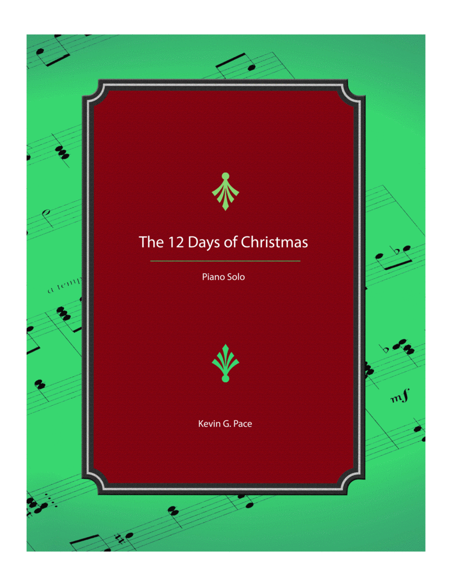 The 12 Days of Christmas - piano solo Piano Solo scores gallery preview page 1